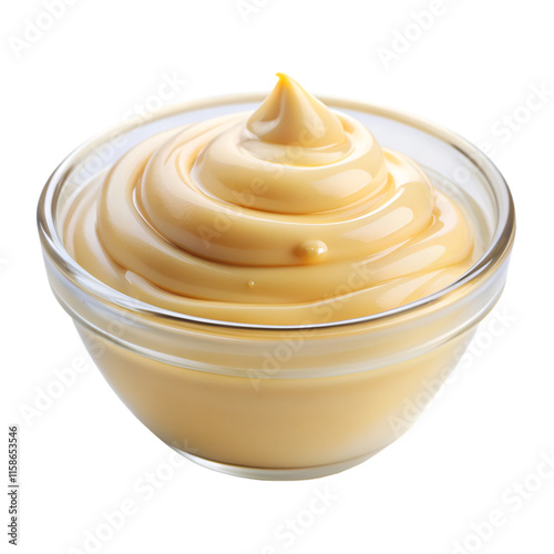 Mayonnaise isolated on transparent background