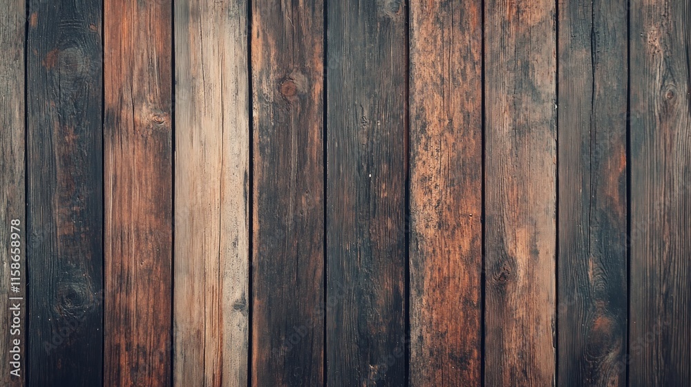 Fototapeta premium Rustic Wood Texture with Natural Grain Patterns and Warm Tones,This image showcases the raw beauty of rustic wood, with prominent grain patterns and organic imperfections.