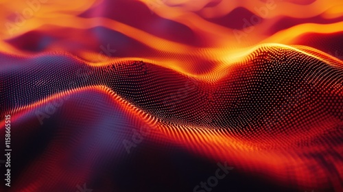 Wallpaper Mural Abstract, flowing waves with vibrant colors creating a dynamic visual effect. Torontodigital.ca