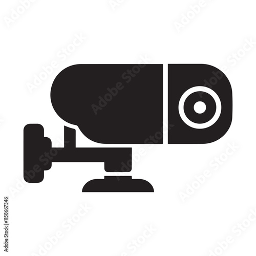 Simple Silhouette of a Video Camera
