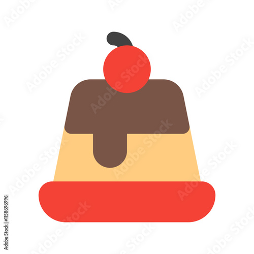 pudding flat icon