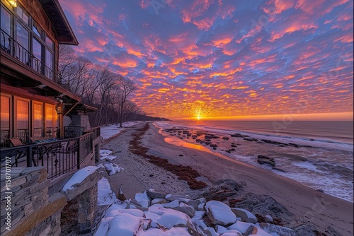 A cozy coastal cottage with private beach access photo