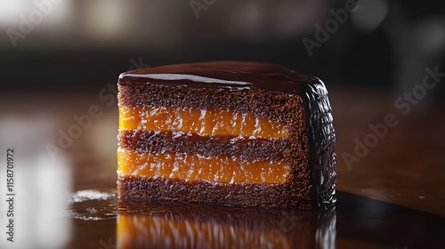 Decadent Sacher Torte Slice