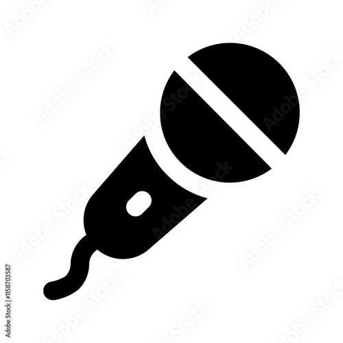 karaoke glyph icon