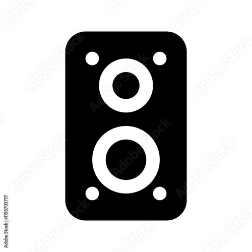 speaker glyph icon