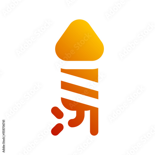 firecracker gradient icon