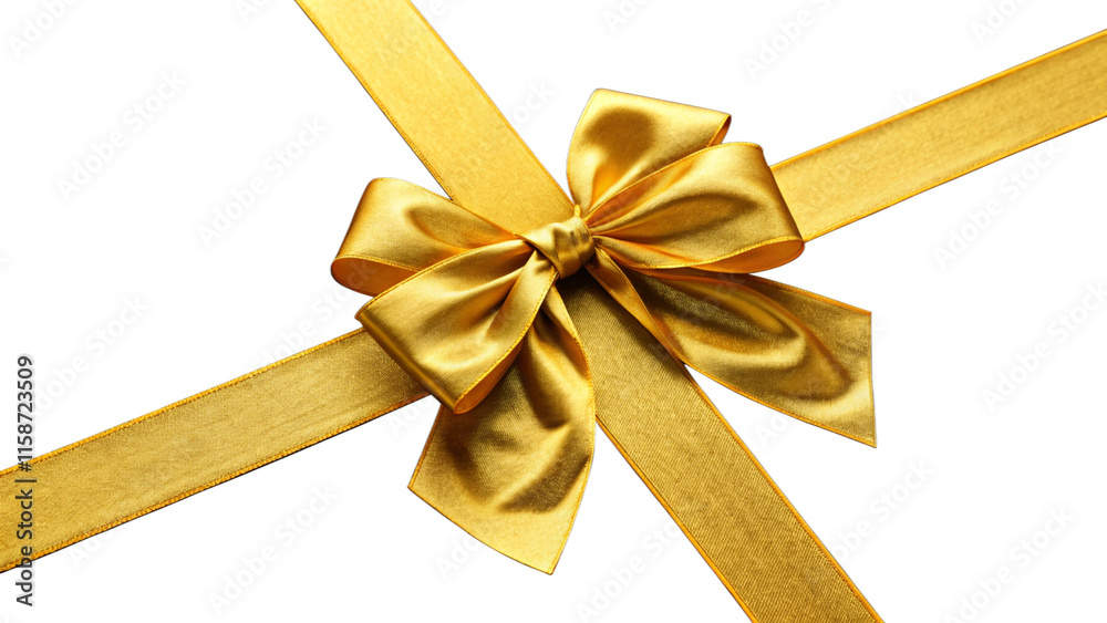 golden bow isolated on white, Gold Bow on white. golden bow isolated on white, Gold Bow on white.