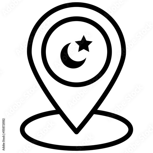 mosque location icon 