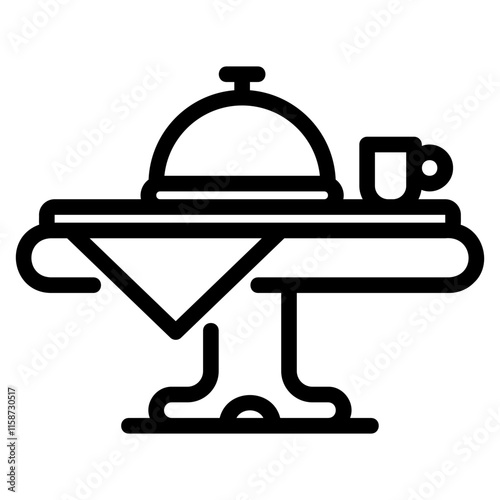 Dinning table icon