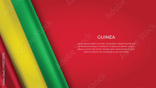 GUINEA Flag with Original color