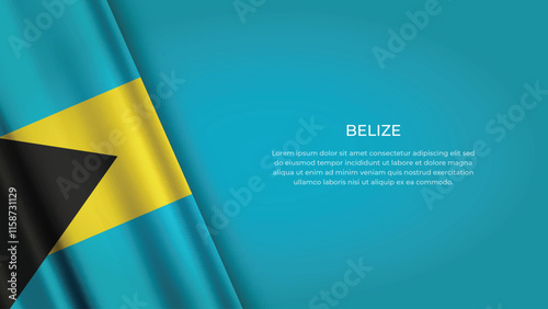 BAHAMAS Flag with Original color