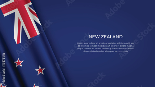 NEW ZEALAND Flag with Original color