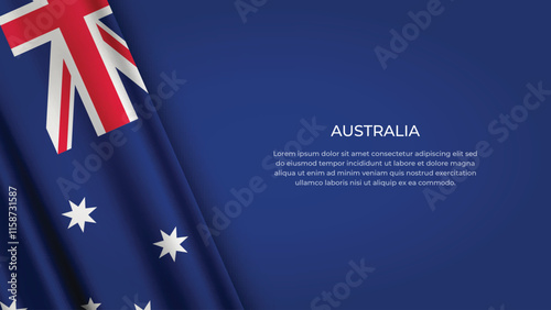 AUSTRALIA Flag with Original color