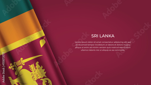 SRI LANKA Flag with Original color