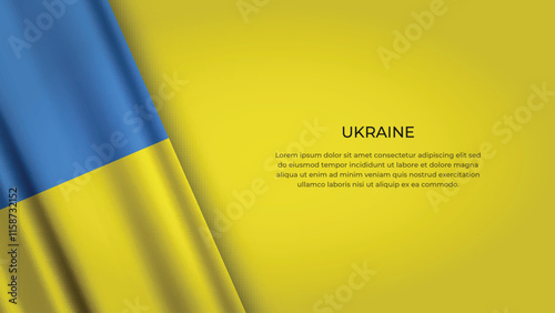 UKRAINE Flag with Original color