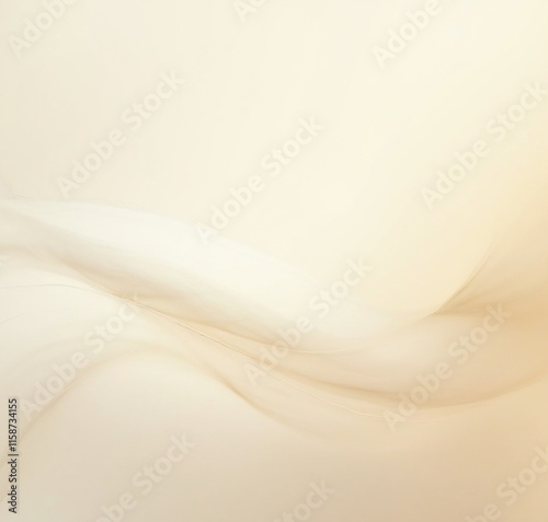 Elegant neutral gradient abstract background with soft cream and beige tones evoking tranquility and sophistication.