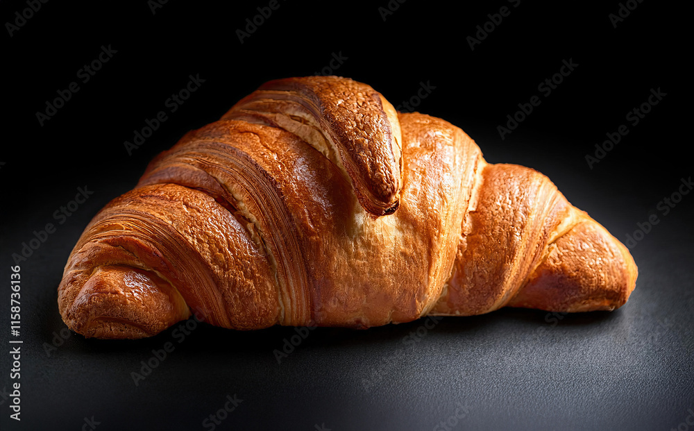Croissant isolated on white background Croissant isolated on white background