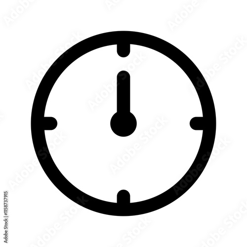 clock line icon