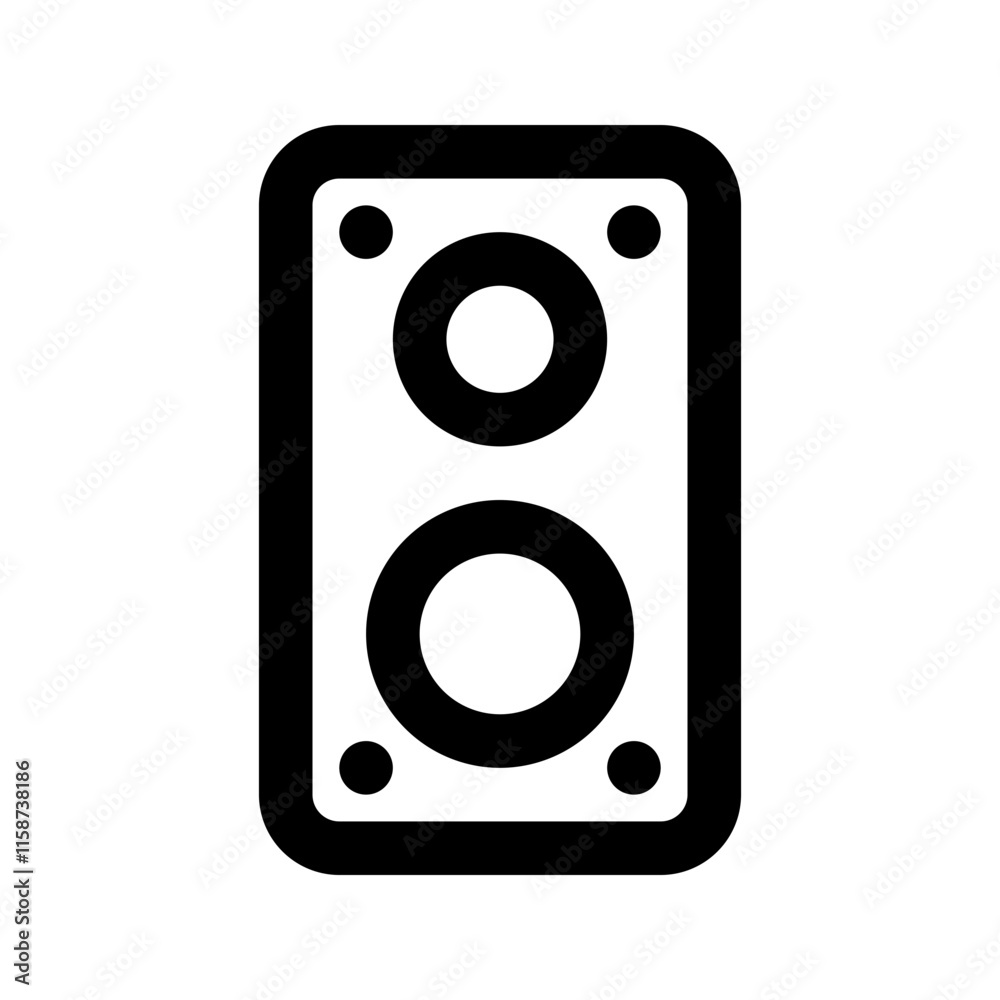 speaker line icon speaker line icon