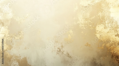 Beige and pale gold pastel ombre background featuring © Chatchanan