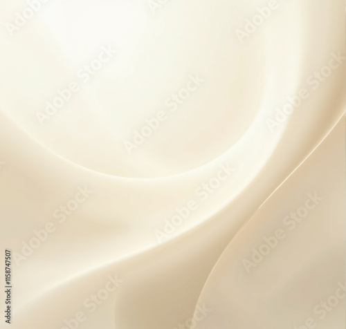 Elegant neutral gradient abstract background with soft cream and beige tones evoking tranquility and sophistication.