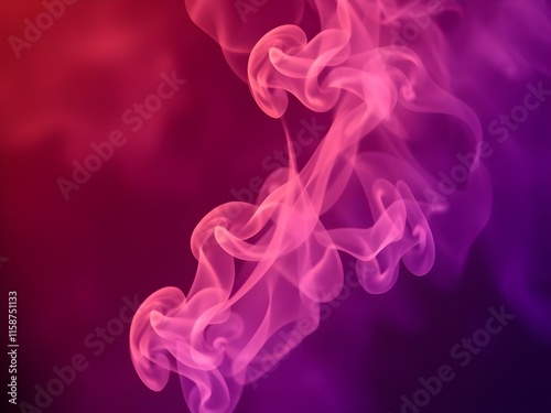 pink smoke on black background