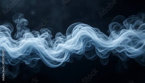 Freezing Cold Steam Motion Blur Abstract Texture Overlay Stock Illustration