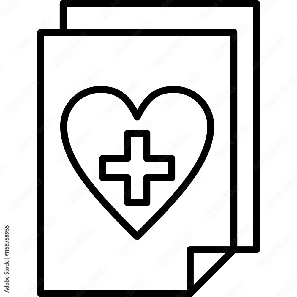 Fototapeta premium Wellness Checkup Icon