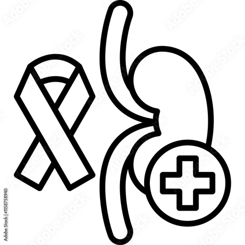 Kidney Disease Awareness Icon