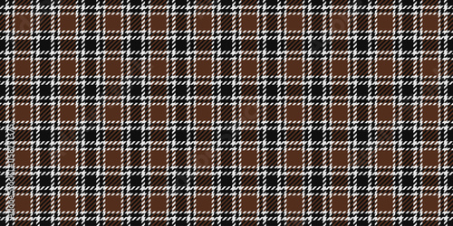 Wrapping vector seamless plaid, glamor texture textile fabric. Furniture background check tartan pattern in black and sterling silver colors.