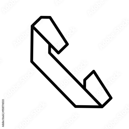 Icon graphic of a set of icons for design telephone 