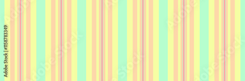 Cuality background fabric stripe, motif seamless textile vertical. Blanket vector texture pattern lines in lime and orange colors.