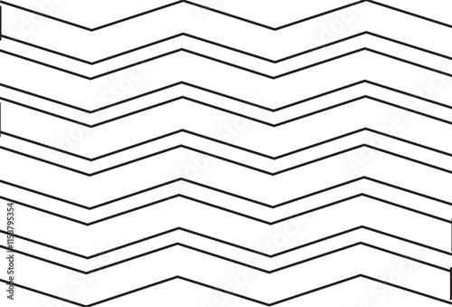 black chevron seamless pattern with white background