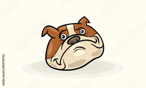 Dog mascot Head, Dog cartoon, Angry dog, funny dog, Cartoon Dog. Corgi dogs, Cute dog cartoon character sitting illustration, adorable puppy bulldog cute dog, Dog logo design, Dog tshirt design vector