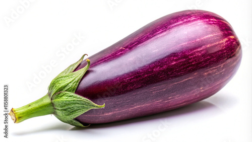 Wallpaper Mural eggplants isolated on white background Torontodigital.ca
