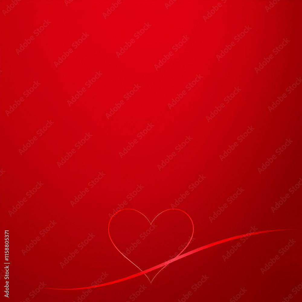 Happy Valentine's day decorative with heart shape.