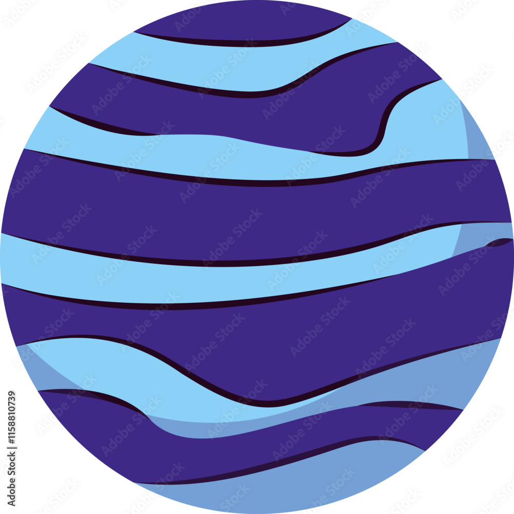 Fototapeta premium Hand Drawn Planet