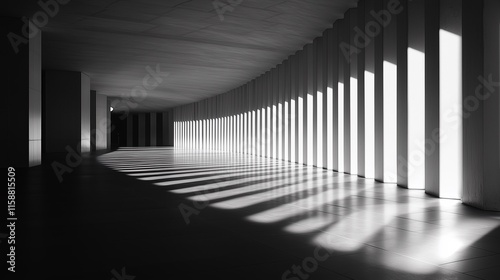 Light and Shadow Interwoven to Create Abstract and Mysterious Aesthetic photo