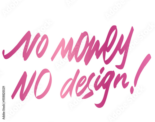 no money no design