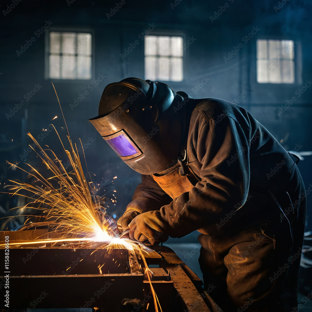Welder at Work Welder at Work