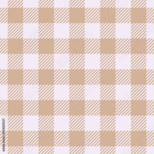 Tidy fabric check textile, tracery tartan texture seamless. Apparel pattern vector plaid background in white and light colors.