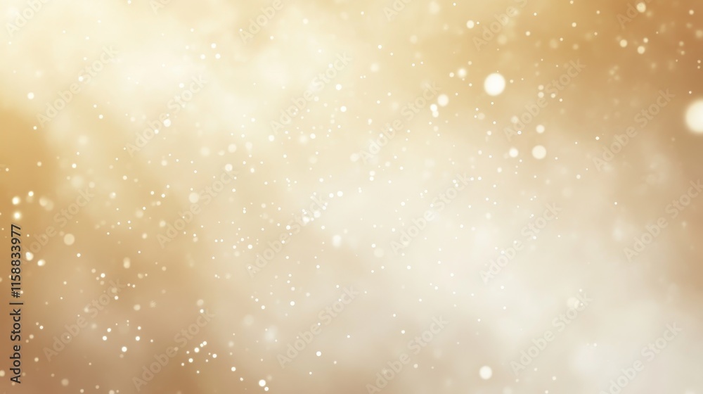 Golden Bokeh Background, Sparkling Light, Warm Glow, Festive, Bright Radiance, Celebration, Dreamy Atmosphere