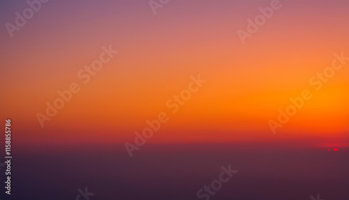 Vibrant Sunset Sky Gradient  Orange  Purple  Red Hues Background