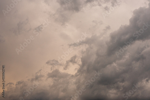 Fototapeta Naklejka Na Ścianę i Meble -  dark clouds in the sky