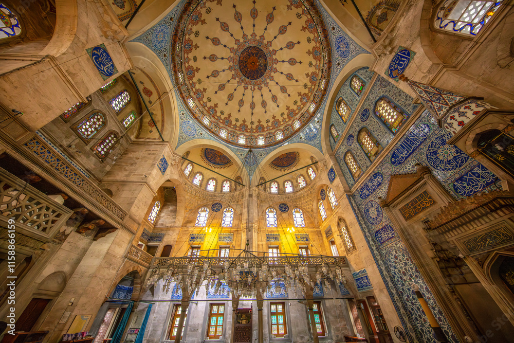 Sokollu Mehmed Pasha Mosque is a 16th C Ottoman mosque, designed by the architect Mimar Sinan and noted for the fine quality of the Iznik tiles on the walls
