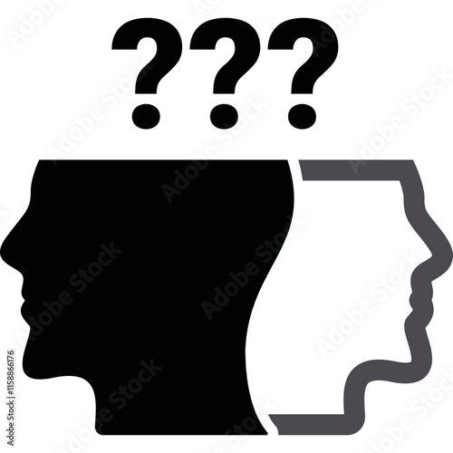 Philosopher simple vector icon