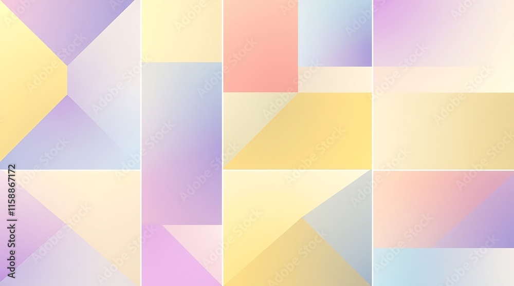 Pastel Geometric Abstract Background Pastel Geometric Abstract Background