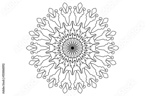 Mandala Design with Beautiful Work