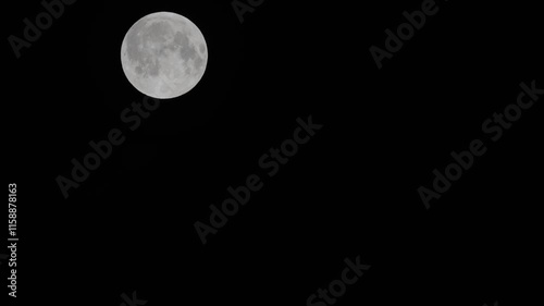 Full Moon, High resolution and detailed