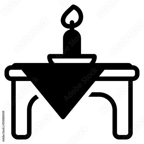 Dinning table icon